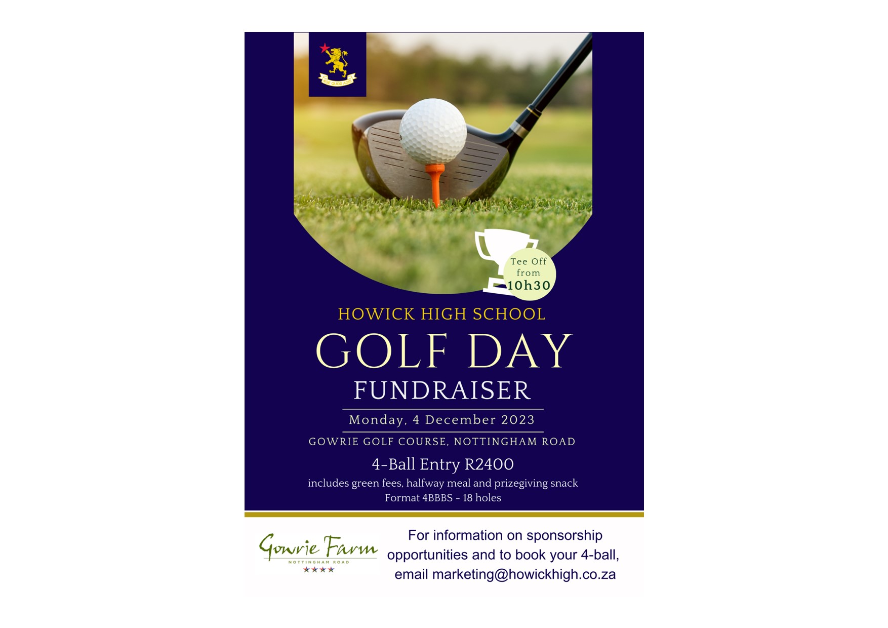 Golf Day Fundraiser