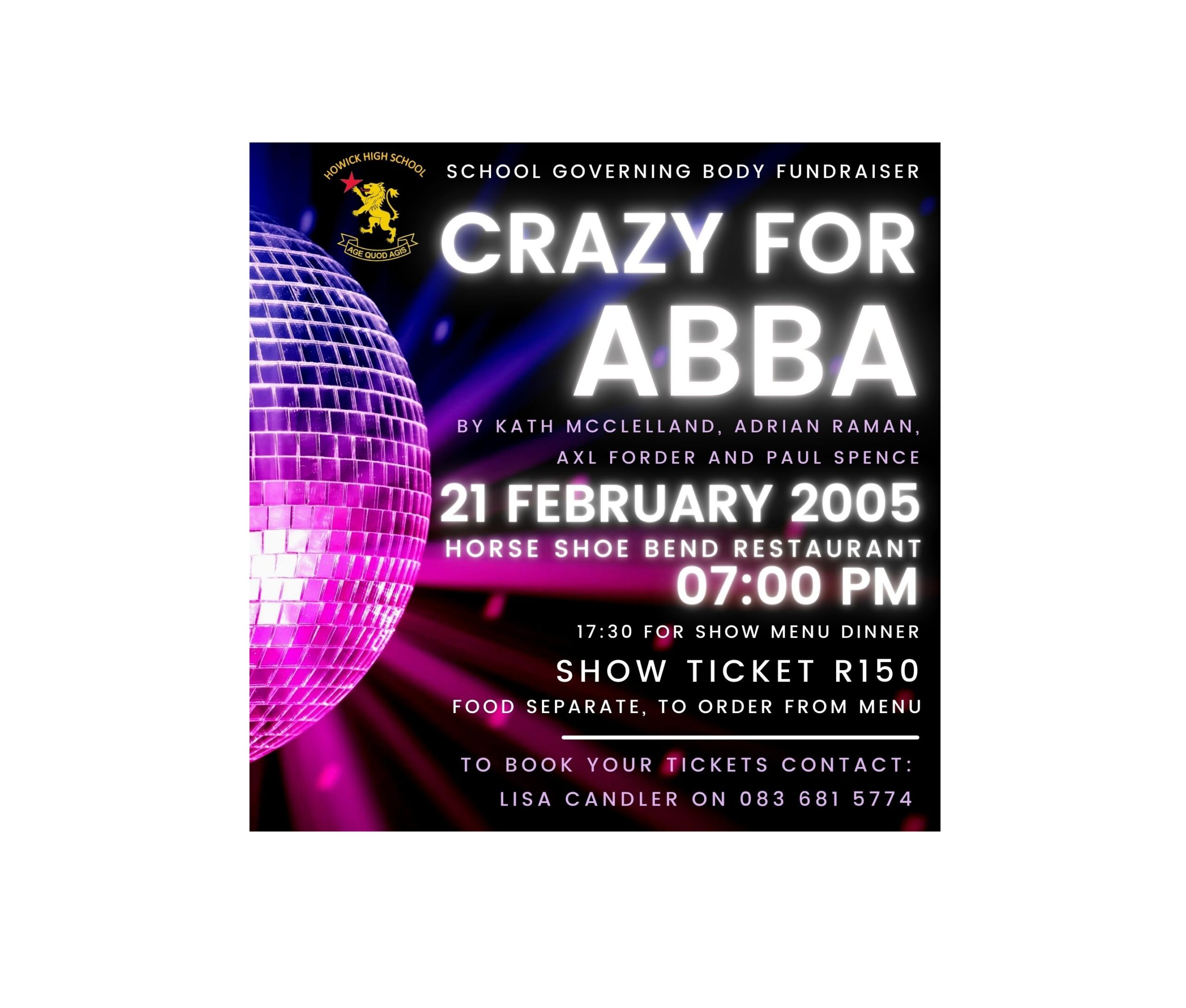 SGB Fundraiser Crazy for ABBA Show for website